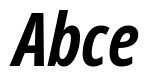 Noto Sans ExtraCondensed Bold Italic