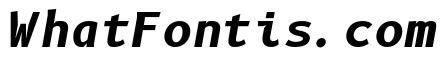 B612 Mono Bold Italic