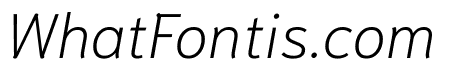 Niramit ExtraLight Italic