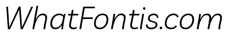 Livvic Light Italic