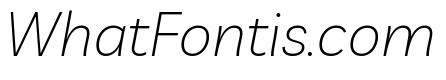 Livvic ExtraLight Italic