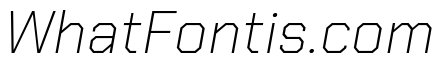 Chakra Petch ExtraLight Italic