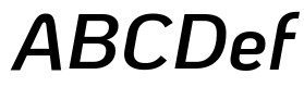 KoHo SemiBold Italic
