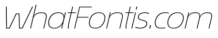 ?co Sans Pro 34 Thin Extended Italic