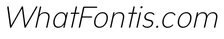 Opun ExtraLight Italic