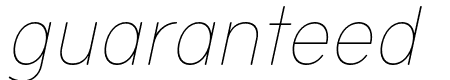 Opun Thin Italic