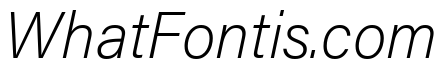 Acumin Pro ExtraCondensed Extra Light Italic