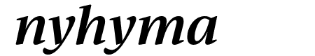 IvyJournal SemiBold Italic