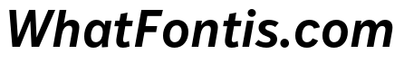 IvyStyle Sans SemiBold Italic