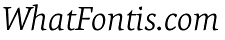Expo Serif Pro Light Italic