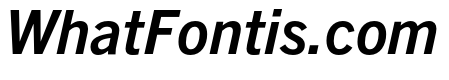 Trade Gothic Next LT Pro Bold Condensed Italic