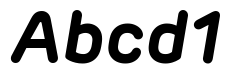 Rubrik New Bold Italic