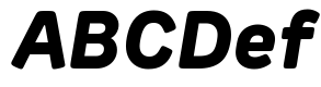 Rubrik Edge New ExtraBold Italic
