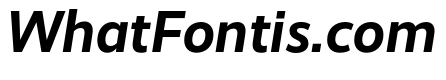 RealistNarrow Bold Italic