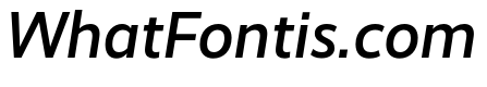 RealistNarrow Medium Italic