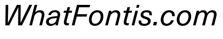 Neue Haas Unica W1G Italic