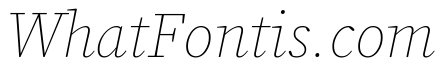 Source Serif Pro ExtraLight Italic