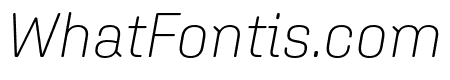 Aglet Sans Extra Light Italic
