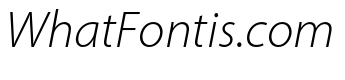Myriad Arabic Light Italic