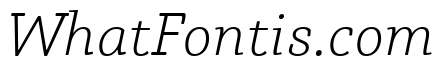 Phoreus Cherokee Light Italic