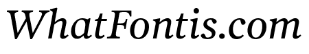 Poynter Oldstyle Text Italic