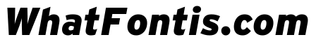 Interstate Black Italic