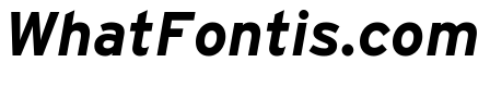 Interstate Condensed Bold Italic
