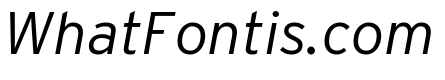 Interstate Light Italic