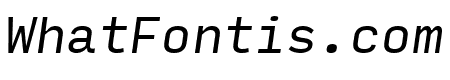 Input Mono Narrow Italic