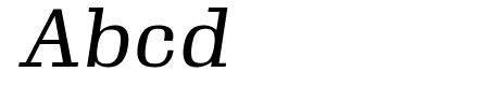 Gimlet Micro Narrow Italic