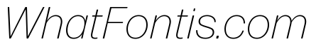 Forma DJR Micro Extra Light Italic