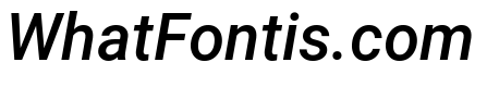 Roboto Medium Italic
