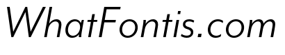 Mr Eaves San OT Book Italic