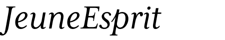 Mrs Eaves XL Serif OT Reg Italic