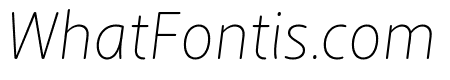Zen New Thin Italic