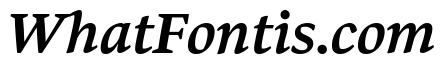 Bennet Text Three Semi Bold Italic