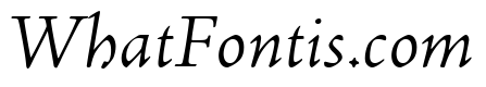 Adobe Jenson Pro Light Italic Subhead