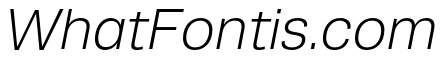 Runda Light Italic