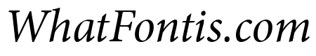 Minion Pro Cond Italic Caption