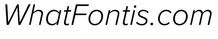 Proxima Nova Extra Condensed Light Italic
