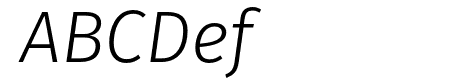 Fira Sans Compressed Eight Italic