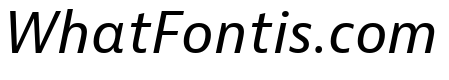 Bernina Sans Condensed Regular Italic