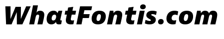 Bernino Sans Compressed Extrabold Italic