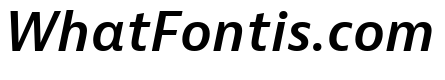 Bernino Sans Narrow Semibold Italic