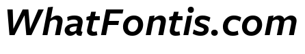 FreightSansCmpPro Semi Italic