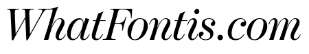 ModernoFB RegularItalic