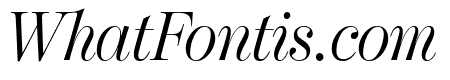 ModernoFBCond LightItalic