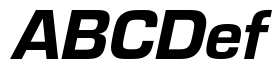 Eurostile Cond Heavy Italic