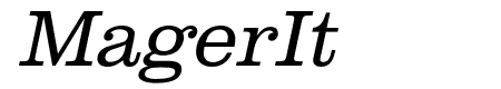 Clarendon URW Extra Narrow Light Oblique
