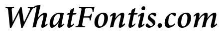 Minion 3 Semibold Italic
